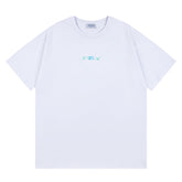 OFF WHITE Blue Arrow logo back T-Shirts